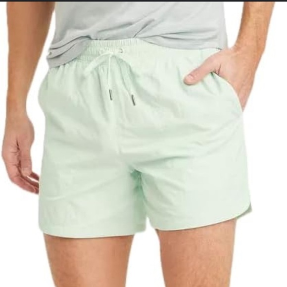 All in Motion Mens Sea green UPF 50 6” Volley Shorts New Size XXL - Picture 1 of 7